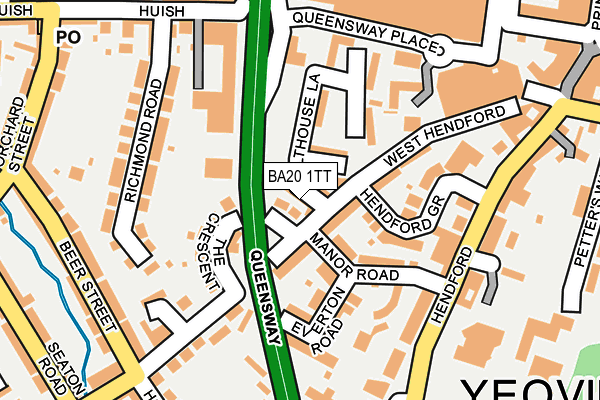 BA20 1TT map - OS OpenMap – Local (Ordnance Survey)