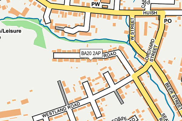 BA20 2AP map - OS OpenMap – Local (Ordnance Survey)