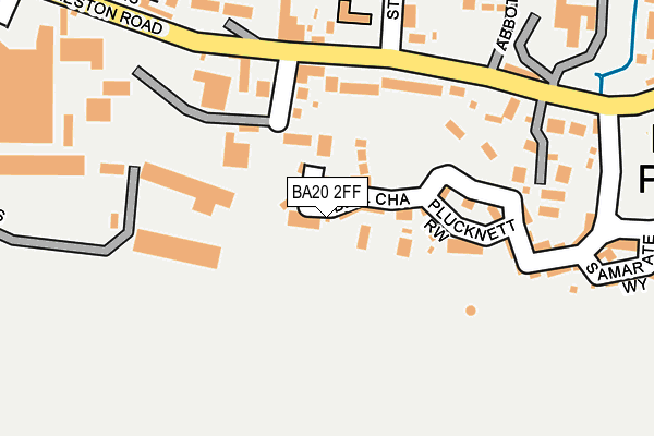 BA20 2FF map - OS OpenMap – Local (Ordnance Survey)