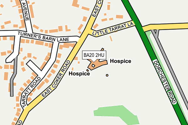 BA20 2HU map - OS OpenMap – Local (Ordnance Survey)