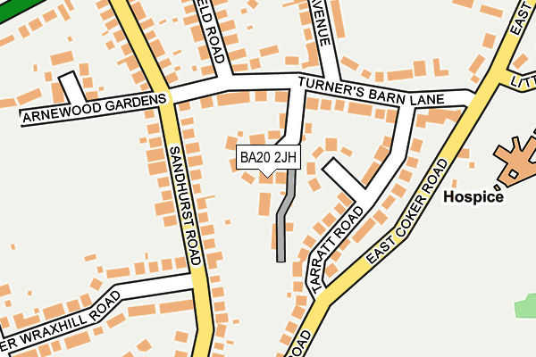 BA20 2JH map - OS OpenMap – Local (Ordnance Survey)