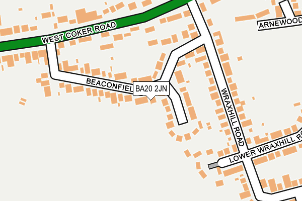 BA20 2JN map - OS OpenMap – Local (Ordnance Survey)