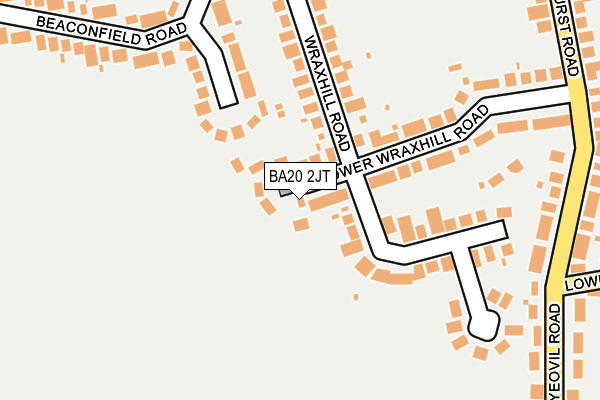 BA20 2JT map - OS OpenMap – Local (Ordnance Survey)