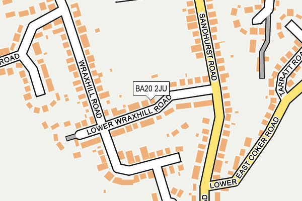 BA20 2JU map - OS OpenMap – Local (Ordnance Survey)