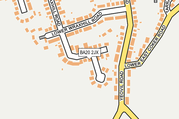 BA20 2JX map - OS OpenMap – Local (Ordnance Survey)