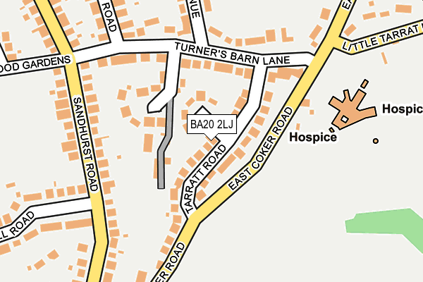 BA20 2LJ map - OS OpenMap – Local (Ordnance Survey)