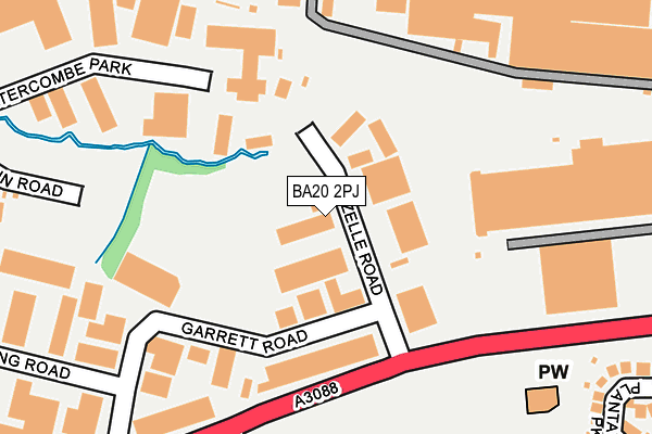 BA20 2PJ map - OS OpenMap – Local (Ordnance Survey)