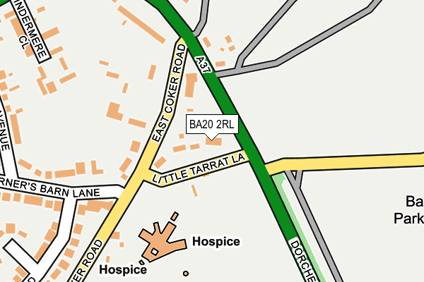 BA20 2RL map - OS OpenMap – Local (Ordnance Survey)