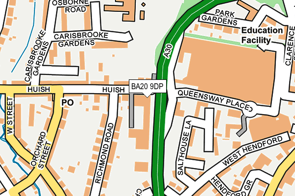 BA20 9DP map - OS OpenMap – Local (Ordnance Survey)