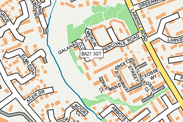 BA21 3GT map - OS OpenMap – Local (Ordnance Survey)
