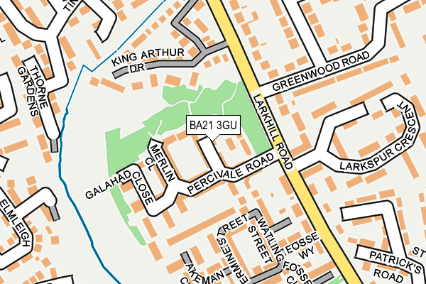 BA21 3GU map - OS OpenMap – Local (Ordnance Survey)