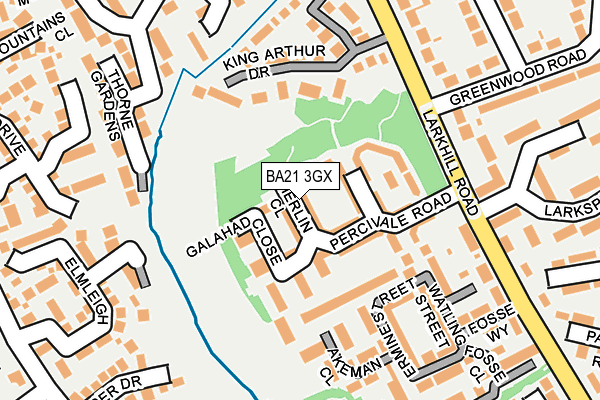 BA21 3GX map - OS OpenMap – Local (Ordnance Survey)