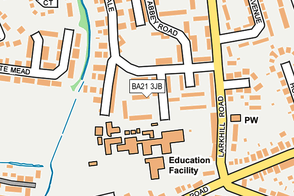 BA21 3JB map - OS OpenMap – Local (Ordnance Survey)