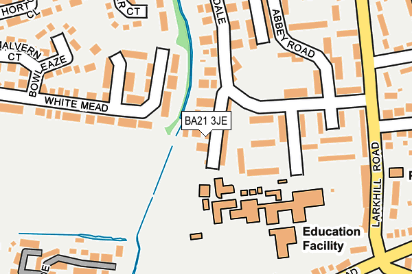 BA21 3JE map - OS OpenMap – Local (Ordnance Survey)