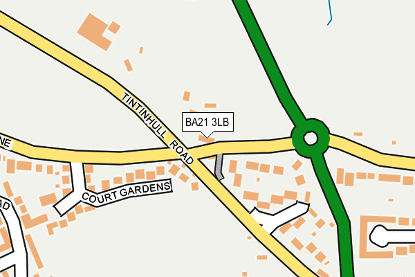 BA21 3LB map - OS OpenMap – Local (Ordnance Survey)