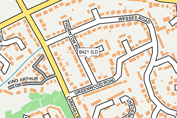 BA21 3LD map - OS OpenMap – Local (Ordnance Survey)