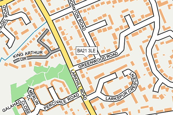 BA21 3LE map - OS OpenMap – Local (Ordnance Survey)