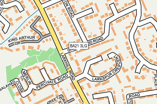 BA21 3LG map - OS OpenMap – Local (Ordnance Survey)