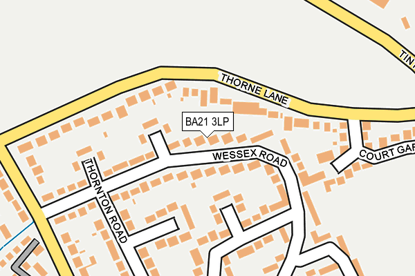 BA21 3LP map - OS OpenMap – Local (Ordnance Survey)