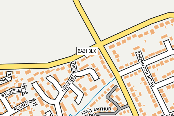 BA21 3LX map - OS OpenMap – Local (Ordnance Survey)