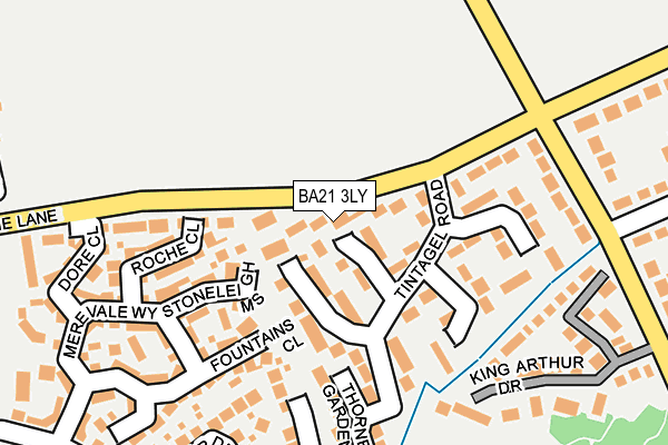 BA21 3LY map - OS OpenMap – Local (Ordnance Survey)