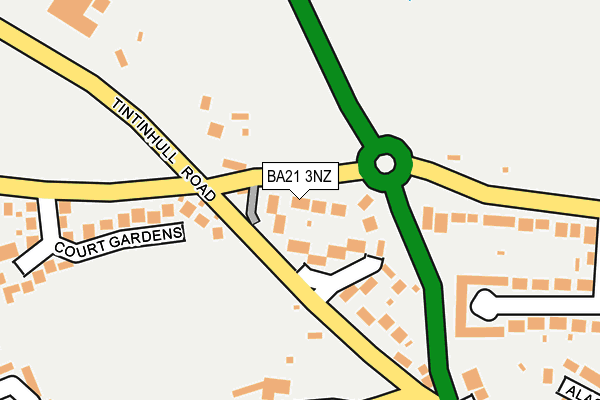 BA21 3NZ map - OS OpenMap – Local (Ordnance Survey)