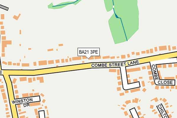 BA21 3PE map - OS OpenMap – Local (Ordnance Survey)