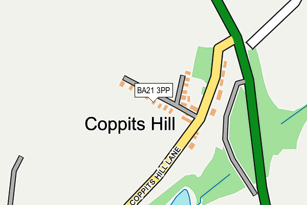 BA21 3PP map - OS OpenMap – Local (Ordnance Survey)