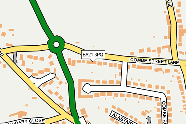 BA21 3PQ map - OS OpenMap – Local (Ordnance Survey)