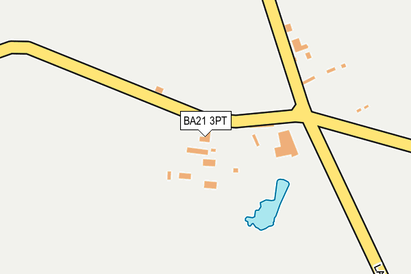 BA21 3PT map - OS OpenMap – Local (Ordnance Survey)
