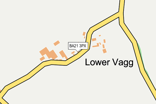 BA21 3PX map - OS OpenMap – Local (Ordnance Survey)