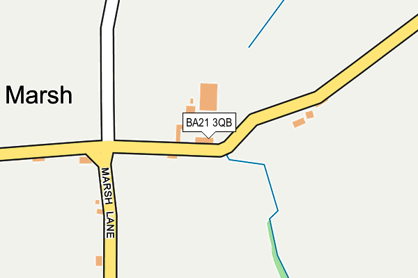 BA21 3QB map - OS OpenMap – Local (Ordnance Survey)