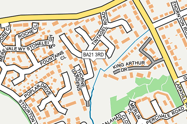 BA21 3RD map - OS OpenMap – Local (Ordnance Survey)
