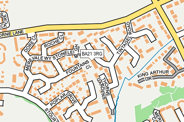 BA21 3RG map - OS OpenMap – Local (Ordnance Survey)