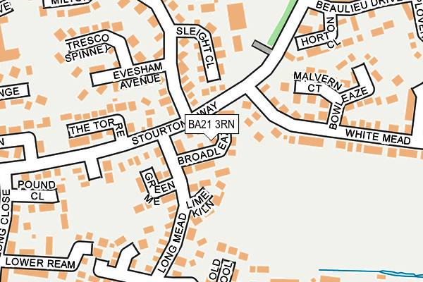 BA21 3RN map - OS OpenMap – Local (Ordnance Survey)