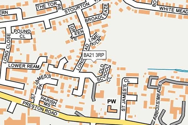 BA21 3RP map - OS OpenMap – Local (Ordnance Survey)