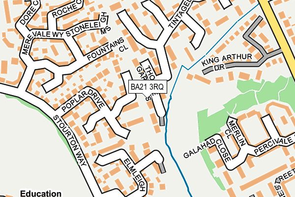 BA21 3RQ map - OS OpenMap – Local (Ordnance Survey)