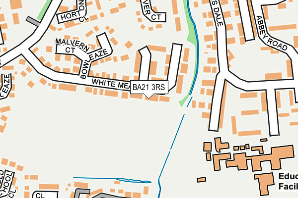 BA21 3RS map - OS OpenMap – Local (Ordnance Survey)