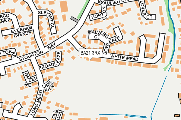 BA21 3RX map - OS OpenMap – Local (Ordnance Survey)