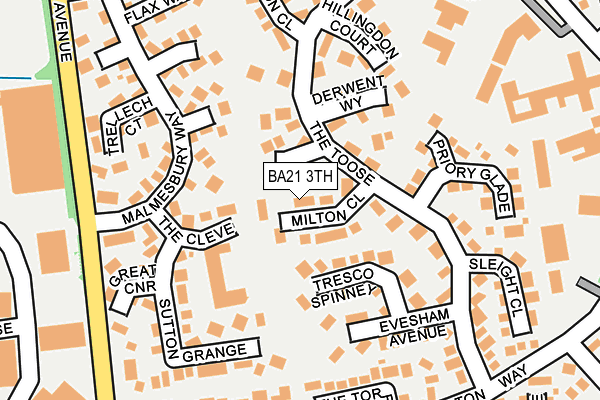 BA21 3TH map - OS OpenMap – Local (Ordnance Survey)