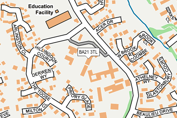 BA21 3TL map - OS OpenMap – Local (Ordnance Survey)