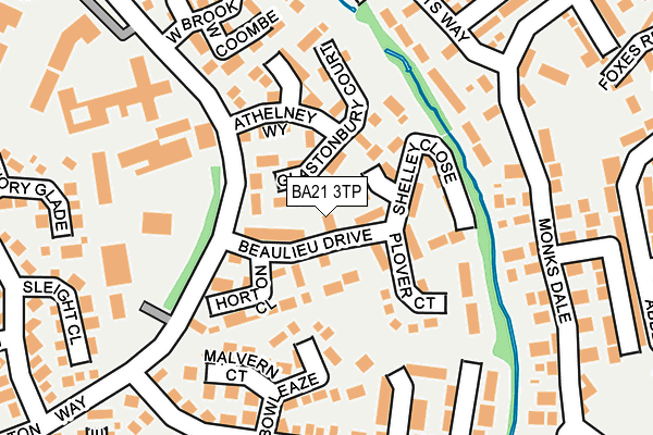 BA21 3TP map - OS OpenMap – Local (Ordnance Survey)