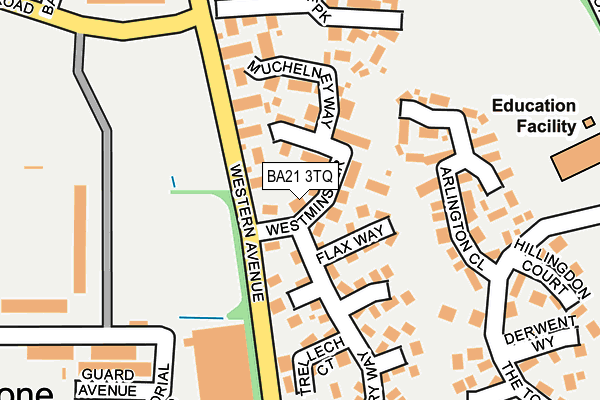 BA21 3TQ map - OS OpenMap – Local (Ordnance Survey)