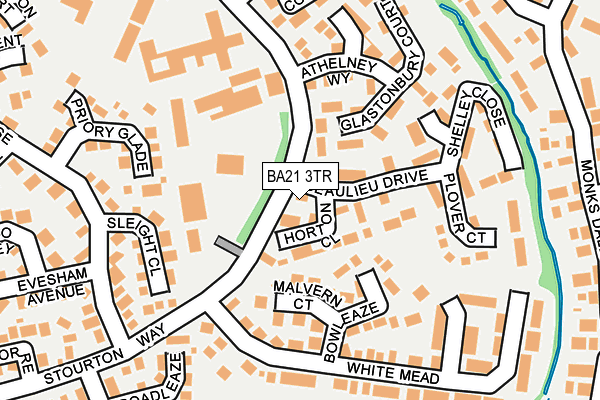 BA21 3TR map - OS OpenMap – Local (Ordnance Survey)