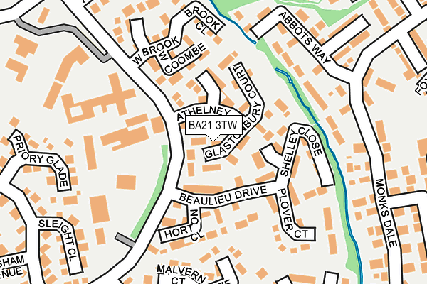 BA21 3TW map - OS OpenMap – Local (Ordnance Survey)