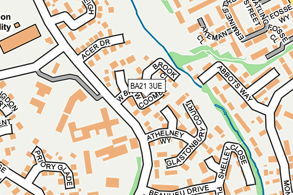 BA21 3UE map - OS OpenMap – Local (Ordnance Survey)