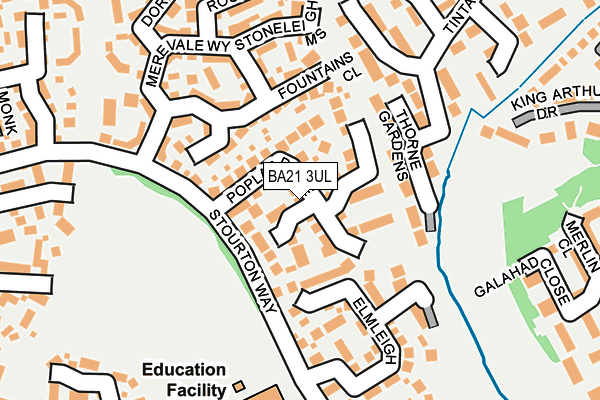 Map of T & J PROPERTIES (YEOVIL) LTD at local scale