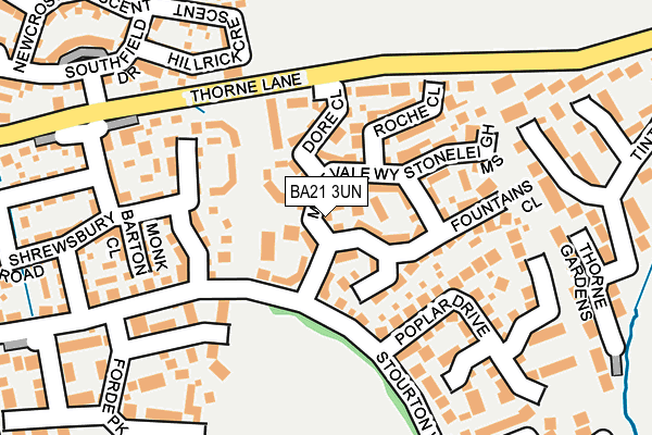 BA21 3UN map - OS OpenMap – Local (Ordnance Survey)