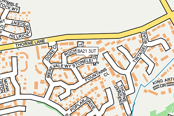 BA21 3UT map - OS OpenMap – Local (Ordnance Survey)