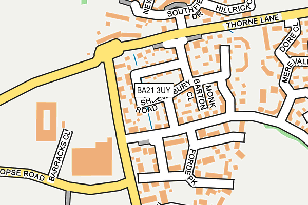 BA21 3UY map - OS OpenMap – Local (Ordnance Survey)